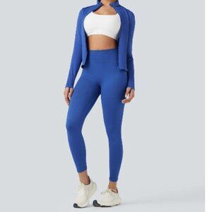 Halara Brand NWOT BLACK OneForm Seamless Flow High Waisted 7/8 Yoga Leggings